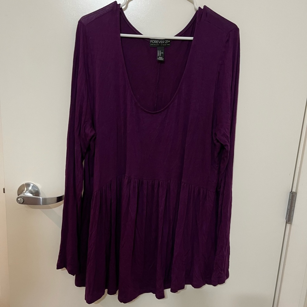 Forever 21 long sleeve shirt 3x